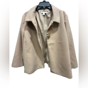 Chico's Beige Cape Jacket